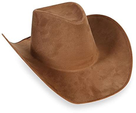 Fritz Fries & Söhne GmbH Cowboyhut braun, Wildlederoptik, Gr. 58 cm
