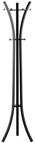 Alco-Albert 2873-11 - Standgarderobe, Metall, schwarz lackiert, 178 x 55 x 55 cm