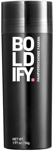 BOLDIFY Haarfasern für dünner werdendes Haar, für Damen & Herren, Hazelbraun 56g