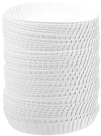Luxshiny Disposable Cup Lids 2.56In Paper Cup Covers Stackable Drinking Lids for Hot and Cold Beverages Ideal for Home Cafe Bar Restaurant Use