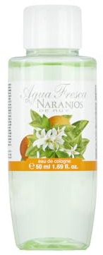 AGUA FRESCA DE RUY - Naranjos 50 ml, Perfume Unisex, Colonia Hombre y Mujer, Eau de Toilette Masculina y Femenina, Aroma Cítrico y Herbal, Fragancia Suave y de Larga Duración