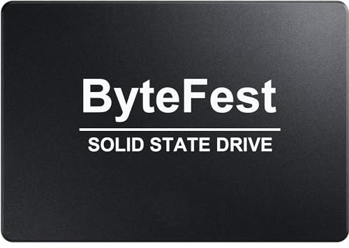 ByteFest SSD 256Go 2.5 Pouces Disque Dur SSD Interne SATA III 6Go/s 7mm, Compatible avec Ordinateurs Portables et PC