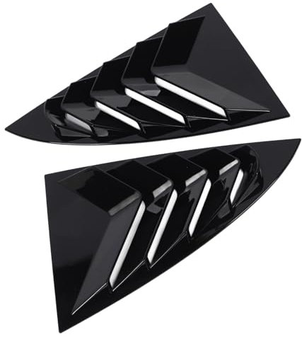 Garniture de Couvercle de Volet de Fenêtre Arrière, Adaptée au Modèle 3 2023+, Couvercle de Garniture de Persienne de Fenêtre Latérale Arrière de Voiture, intimité Accrue et