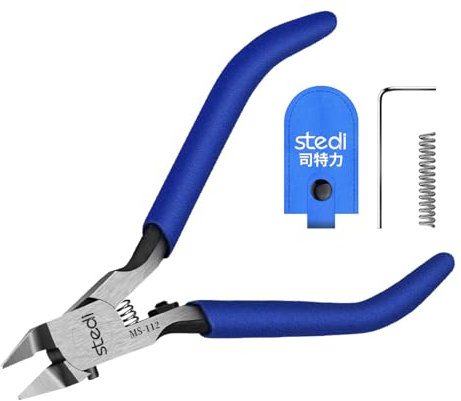 stedi Modellzange, ultradünne Doppelklingen Zangen mit Schutzhülle Modell Hobby Making Tools für Gundam Reparieren von Kunststoffmodell und Fixierung