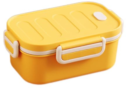 MerwDeeyt Fiambrera pequeña para adultos con compartimentos, 1000 ml, a prueba de fugas, fiambrera para adultos, fiambrera para hombres y mujeres, 2 capas, caja de desayuno, fiambrera para esperma
