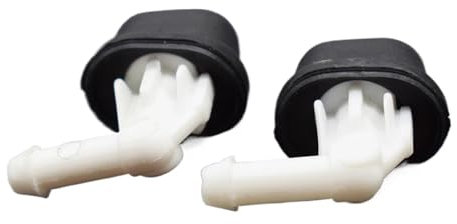 MEIZIYU Boquilla de chorro de limpiaparabrisas con rociador de agua for parabrisas trasero, compatible con Citroen, Xsara Picasso Xantia C4 Picasso Saxo 6438F2, 2 uds. Boquilla de pulverización de líq