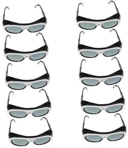 Ciieeo 10pcs Welding Glasses Safety Glasses for Welding Protective Scratch Eyewear for Welders at