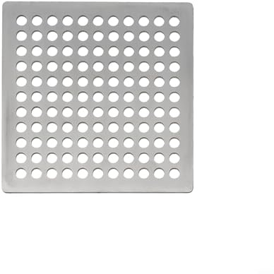 Quadratisches Edelstahl-Abflusssieb, perfekte Passform für Dusch- und Waschbeckenabflüsse (7,5 cm)