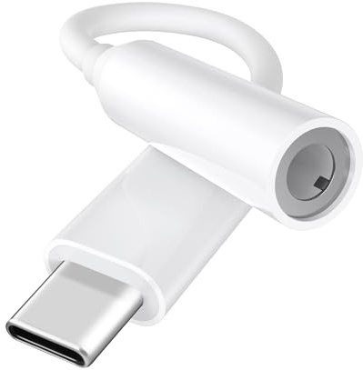 Tobfit für Samsung USB C auf 3,5mm Kopfhörer Jack Klinkenanschluss Adapter für Samsung Galaxy S25 S24 S23 S22 S21 S20 usw