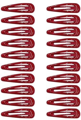 20 Stück Rote Stern Haarspange Süße Coole Haarnadeln Haarspangen Einfaches Seitenzubehör Für Kinder Teenager Mädchen Elegante Rote Stern Haarnadel Einzigartiges Haar Stilvolle Kopfbedeckung