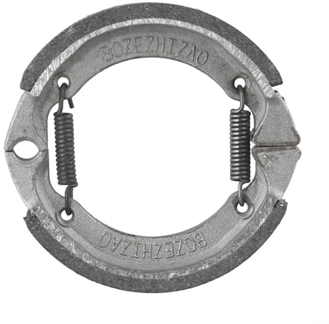 Zilimontt Spring Load Electric Brake Shoes Metal Replacement Pads for Caliper Drum Brake Compatible with 8 Inch Brushless Motor Rear Wheel and Electric Scooter