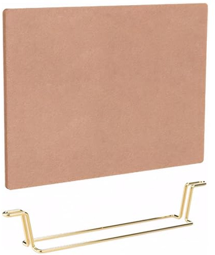 Tablón de anuncios de corcho, tablero de corcho, aviso de 13x9 pulgadas con soporte de metal, pasador vertical/horizontal, boletín para planificación de fotos de mensajes de oficina en casa