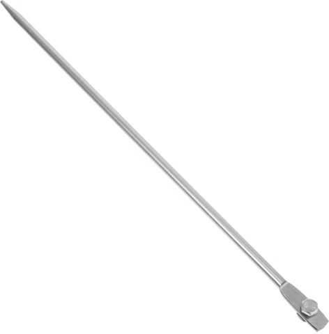 FOYTOKI Varilla de Puesta a Tierra Galvanizada de Hierro Robusto para Cerca Eléctrica y Jardín Estaca Metálica Resistente de 12X500 MM Fácil Instalación para Protección de Sistemas