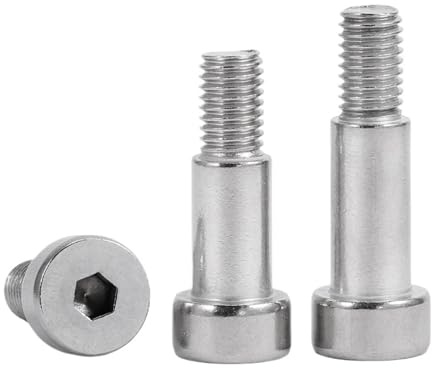 SHENGG M2 M2.5 M3 M4 M5 M6 M8, boulons à tête hexagonale, en acier inoxydable 304, roulement à rouleaux, vis à épaule(18mm,8mmxM6(2Pcs))