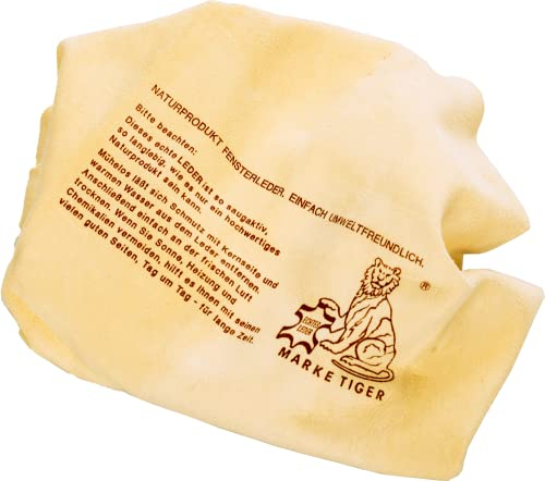 HP-Autozubehör 10059 Natur-Fensterleder, 1a Qualität Schafleder 59 x 38 cm