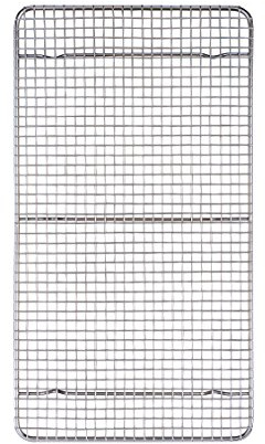 Mrs. Anderson's Baking Professional Cooling Rack, Heavy Duty Steel, 10 x 18 x 0.75-Inches