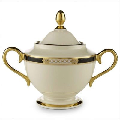 Hancock Sucrier en Porcelaine Anglaise avec Couvercle CS