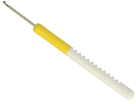 Addi Häkelnadel mit Griff 15 cm 2,50 mm - 1 Stück in Grau und Blau