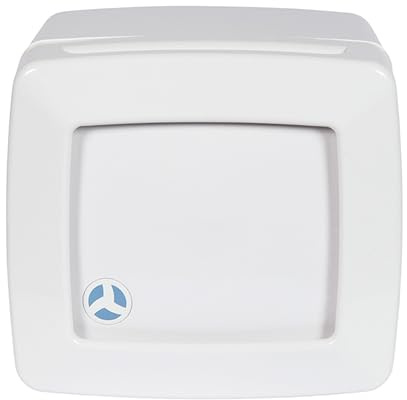 Airflow LOOVENT - 100mm Bathroom Extractor Fan 12V (SELV) – 31L/s Flow, 3.6W, Quiet 29dB(A), 2-Speed, Humidity & Timer, Delay Start, Timer Overrun (2–45min), Pull Cord, 5 Year Warranty