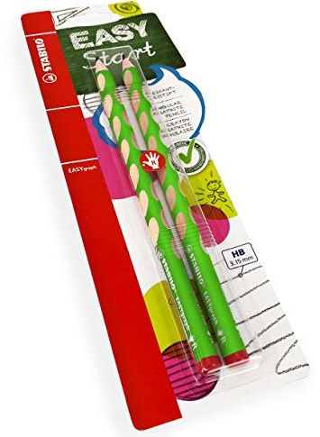 STABILO Easygraph Handschriftbleistift HB für Rechtshänder, hellgrüner Schaft