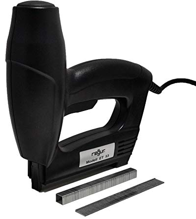 REGUR ET 53 Elektrotacker - Nagler zum Befestigen von Folien und Pappe sowie zum Dekorieren, Polstern und Isolieren