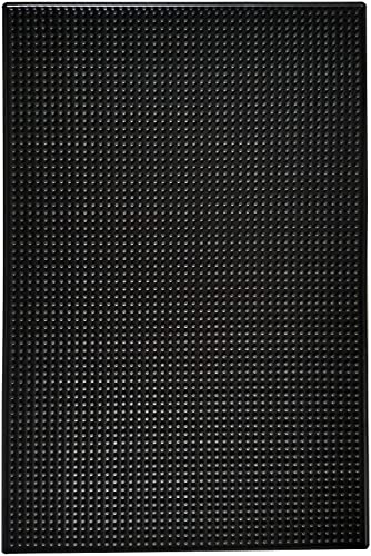 Highball & Chaser Premium-Barmatte, 1 cm dick, strapazierfähige und stilvolle Barmatte für Verschüttungen. Service-Matte für, Bars,Theken und Kaffee, (Black, (45 x 30) Single)