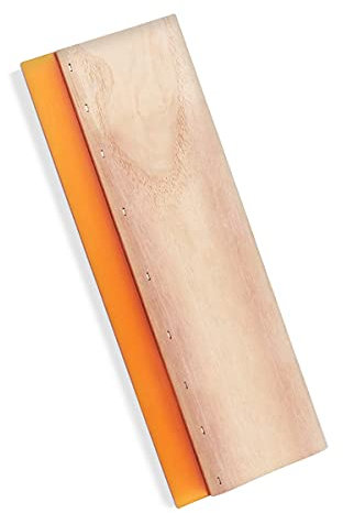Squeegee Screen Printing, for Screen Printing Machine, Printmaking Print Ink Scraper 75 Durometer Wooden 11.8 inch