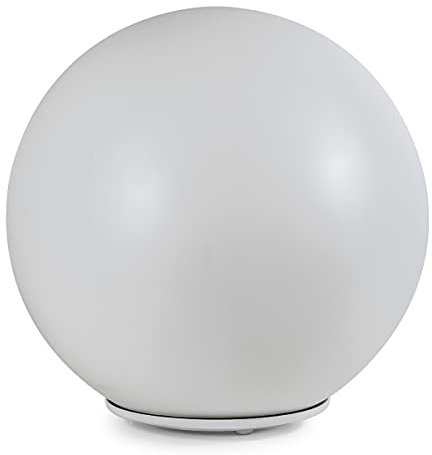 Farola jardín Bola 40cm OPAL polietileno + Base E-27