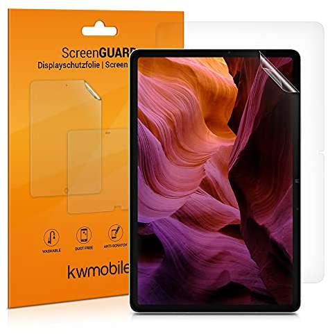 kwmobile 2X Schutzfolie kompatibel mit Samsung Galaxy Tab S7 FE - Folie klar Full Screen Tablet