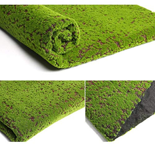 BESPORTBLE Artificial Moss Lichen Simulation Faux Green Plants for Indoor Outdoor Decor for Patio Garden Office and Landscaping Projects