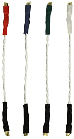 THAKKER HLW-50S - Headshell Kabel Set | Reine Silber-Litzen (5N-Silber: 99,999%) | Teflon Isolation | 50mm lang