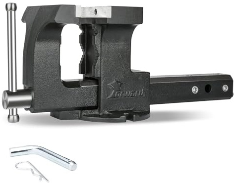 Forward 1705A 6-Inch Hitch Vise Truck Bench Vise Mount Trailer Fits 2 Hitch Receiver