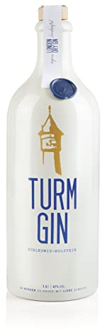 TURM GIN London Dry Gin Magnum-Flasche 1,5L - Echt nordisch, echt gut. | In exklusiver Holz-Geschenkbox | Premium Bio-Gin aus Deutschland 47% | Holsteiner Cox & 15 norddeutsche Botanicals [1,5 Liter]