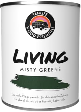 PNZ Vanlife Wood Essentials Living | Für den Van-Innenausbau | Nachhaltig hergestellt mit regionalen Rohstoffen | Made in Germany | passend für alle Hölzer, Gebinde:2.5L, Farbe:Misty Greens