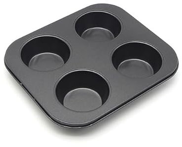 4/6/12 Holes Cake Baking Pan Bakeware Muffin Cupcake Cups Mold DIY Non-Stick Baking Dishes Carbon Steel Oven Trays Pastry Tool
