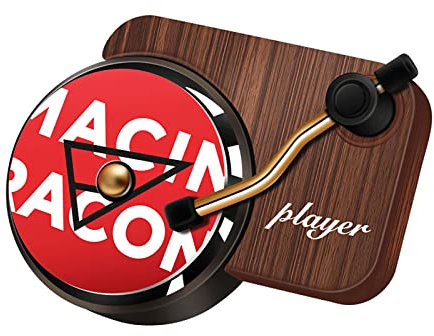 Record Player Air Freshener | Car Diffuser Air Freshener,Car Scent Diffuser with Refill Tablets, Retro Car Air Diffuser Home and Auto Decor