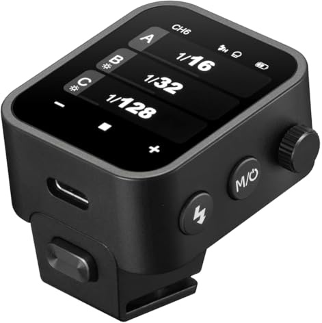 Godox X3 N X3N X3-N TTL Kabelloser Blitzauslöser mit OLED-Touchscreen kompatibel mit Nikon-Kamera (Godox Xpro-N/XProII-N/X2T-N/aktualisierte Version)