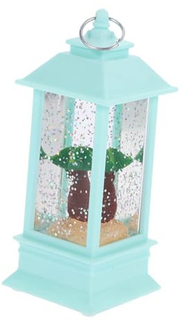 FUNOMOCYA Wasser Gefüllte Laterne Meer Thema Licht Laterne Kunstwerk Lampe Dekorative Für Innenbereich Meeresthema Party Zimmer Restaurant