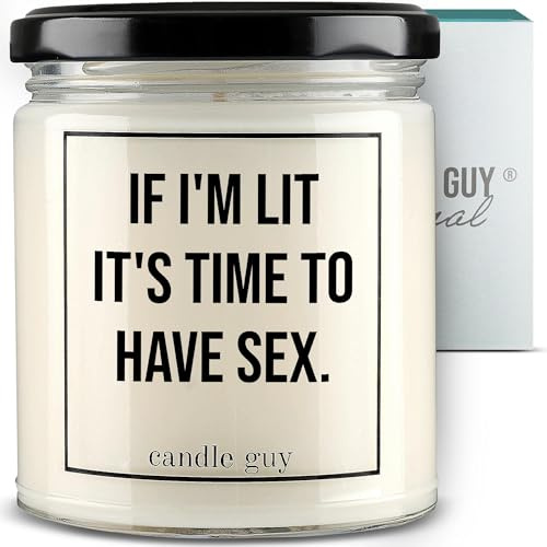 candle guy Duftkerze im Glas [Brennzeit 70h] - Duft-Kerze handgemacht mit Spruch | Freches Geschenk für Frauen, Freundin, Geburtstag | 100% Sojawachs, schöne natürliche Düfte mit ätherischem Öl