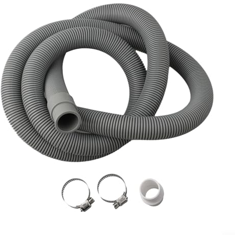 Dishwasher and Washing Machine Drain Hose Extension Pipe Kit Gray, 150cm (150CM)