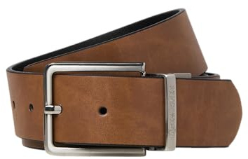 JACK & JONES Jacgarda - Cinturón reversible para hombre, color coñac, número 90, coñac, numeric_90