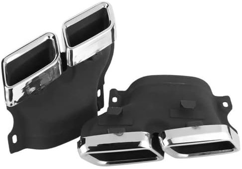 OKIIO su Misura Silenziatore di Scarico per Benz AMG C63/S W205 S205 C205 A205 Pre-Facelift 2015-2018,Punta del Silenziatore del Tubo Scarico in Acciaio Consigli Scarico Ingresso Accessori