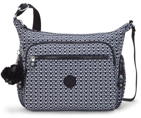 Kipling Gabbie Umhängetasche, Leicht, Mittlere Größe mit mehreren Fächern