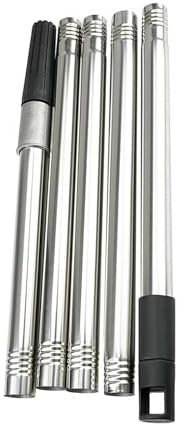 Ksikdeg Lot de 5 rallonges en métal pour rouleaux de peinture - Manche extensible - Multi-usage