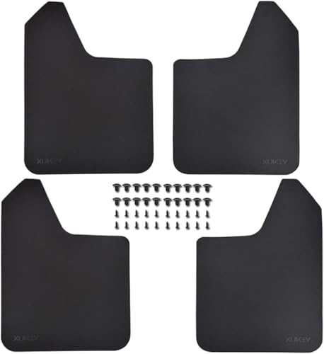 AZQY Paraspruzzi Auto per Fiat Panda 1980-2022 2023 2024 2025 141 169 319, Set Anteriore e Posteriore, Protezione Parasassi Carrozzeria, Accessori Paratesta Ruote,Kit da 4 Pezzi con Viti di Fissaggio