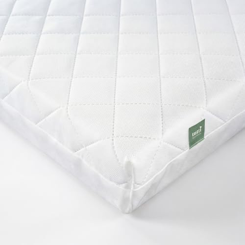 Tutti Bambini Sprung Cot Bed Mattress 140 x 70 cm - Hypoallergenic, Breathable & Wipeable Baby Mattress for Travel Cot & Crib, Soft & Supportive Home & Travel Cot Mattress (140 x 70 x 10 cm)