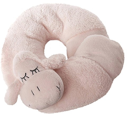 Inware 6580 - Nackenkissen Schaf, Creme, Nackenhörnchen