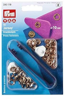Prym 390119 NF-Druckknopf Jersey MS 10 mm verkupfert