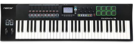 Nektar Panorama T6 USB MIDI Keyboard Controller with DAW Integration and Nektarine PlugIn Control