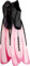 Cressi Agua, Pinne Self Adjusting per Immersioni, Snorkeling e Nuoto Unisex Adulto, Rosa, 37/38